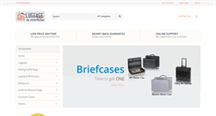 Desktop Screenshot of luggagemore.com
